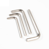 DIN911 nickel plated long arm hex key made from carbon steel for 1.5mm to 8mm metric fasteners