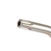 Nickel plated security Torx L key wrench with center hole star tip