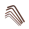 Antique bronze S2 precision Allen wrench for small metric fasteners and compact repair kits