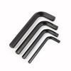 Black oxide imperial Allen wrench tool made from carbon steel for inch size workshop maintenance