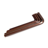 Antique bronze S2 precision Allen wrench for small metric fasteners and compact repair kits