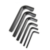 Heavy duty black oxide long arm Allen wrench made from carbon steel with 1.5mm to 36mm size range