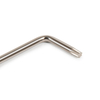 Nickel plated security Torx L key wrench with center hole star tip