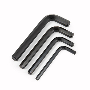 DIN911 black oxide long reach Allen wrench made from carbon steel for 1.5mm to 8mm metric repair