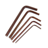 Antique bronze S2 precision Allen wrench for small metric fasteners and compact repair kits