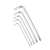 Matte finish ultra reach ball end Allen wrench with 1.5mm to 32mm size range for deep machinery access