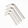 DIN911 nickel plated long arm hex key made from carbon steel for 1.5mm to 8mm metric fasteners