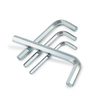 Zinc plated long arm Allen wrench made from carbon steel for wholesale metric fastener supply