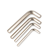 Nickel plated imperial long arm Allen wrench made from carbon steel for inch size fasteners