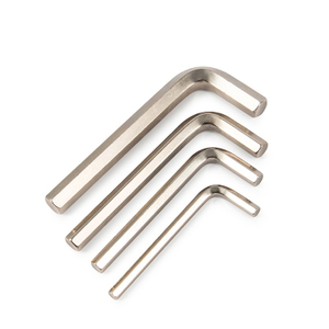 Nickel plated imperial long arm Allen wrench made from carbon steel for inch size fasteners