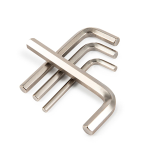DIN911 nickel plated long arm hex key made from carbon steel for 1.5mm to 8mm metric fasteners