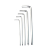 Matte finish ultra reach ball end Allen wrench with 1.5mm to 32mm size range for deep machinery access