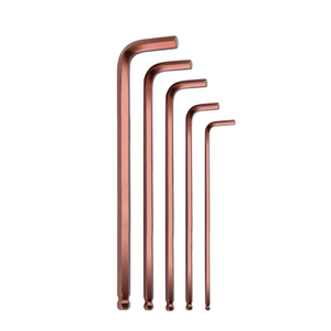 Antique bronze ultra reach S2 ball end Allen wrench for deep fastener access and premium repair kits