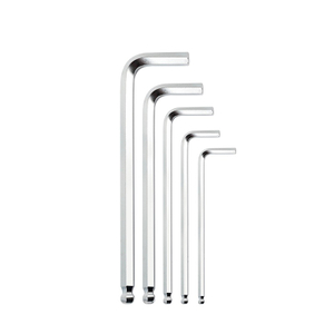 Matte finish precision ball end Allen wrench made from carbon steel for workshop repair kits