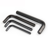 Black oxide imperial Allen wrench tool made from carbon steel for inch size workshop maintenance