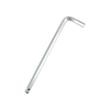 Matte finish ultra reach ball end Allen wrench with 1.5mm to 32mm size range for deep machinery access