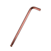 Antique bronze ultra reach S2 ball end Allen wrench for deep fastener access and premium repair kits