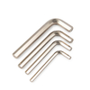 DIN911 nickel plated long arm hex key made from carbon steel for 1.5mm to 8mm metric fasteners