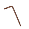 Bronze S2 security star Torx wrench with center hole for anti-tamper fasteners