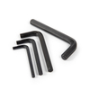 Heavy duty black oxide long arm Allen wrench made from carbon steel with 1.5mm to 36mm size range