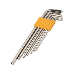 Industrial Nickel Ball End Hex Key Wrench Set Product Image