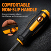 Heavy duty dual head voltage tester screwdriver model 8077 with PP TPR handle and 40Cr steel rod