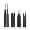 Micro slotted precision screwdriver with matte CR-V steel body and non slip grip for electronics repair