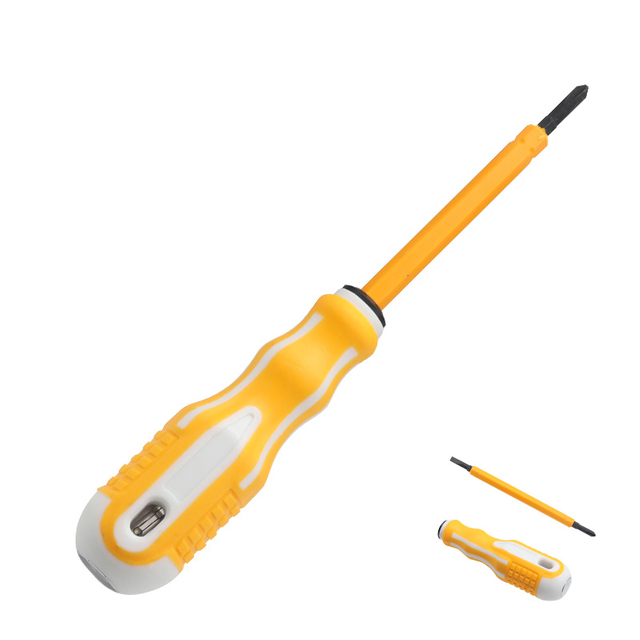 Heavy Duty Dual Tip Voltage Tester Screwdriver Product Image