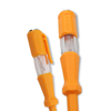Dual size insulated voltage test screwdriver with Model 218 and Model 219 transparent handle options