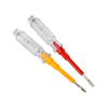 Professional transparent voltage test screwdriver model 999 with AS insulated handle and 40Cr probe