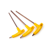 Premium bronze shaft S2 T handle hex key with ergonomic handle for branded tool kits