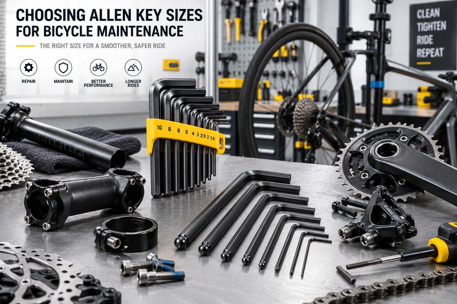 How To Choose Allen Key Sizes for Bicycle Maintenance