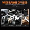 Chrome plated double open end wrench set 5.5-32mm
