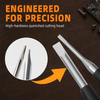 Micro slotted precision screwdriver with matte CR-V steel body and non slip grip for electronics repair