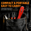 Dual head ergonomic voltage tester screwdriver model 8072 with red PP TPR handle and 40Cr steel rod