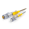 Industrial dual function voltage detection screwdriver with PP TPR handle and 40Cr slotted Phillips blade