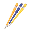 Industrial transparent extended voltage test screwdriver model 1701 with AS PP handle and 40Cr probe
