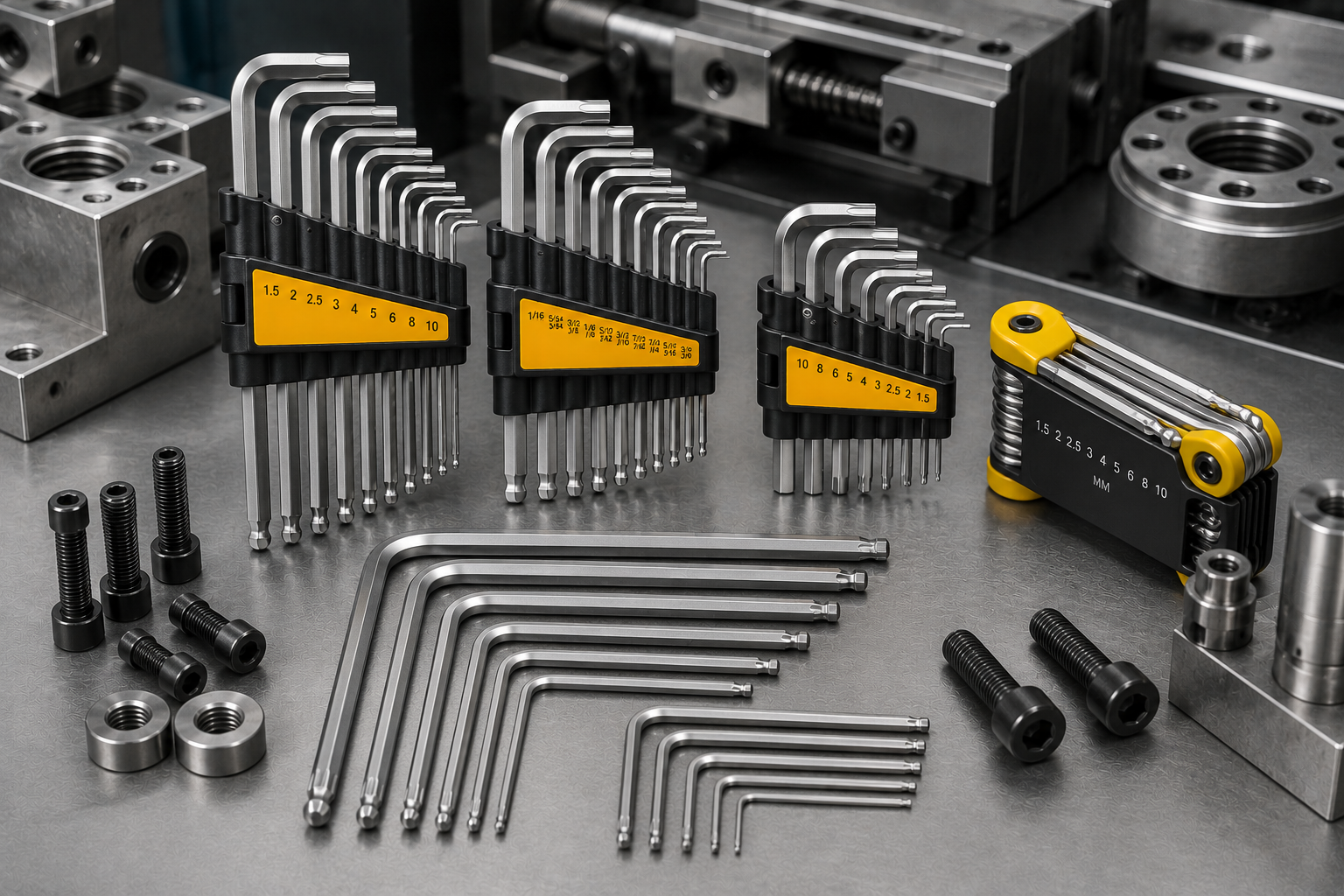 Ball End Hex Key Set Product Display
