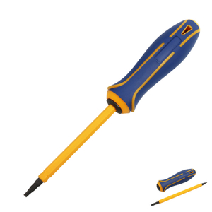 Dual head voltage tester screwdriver Model 8079 with PP TPR handle and 40Cr steel shaft