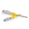 Industrial dual function voltage detection screwdriver with PP TPR handle and 40Cr slotted Phillips blade