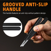 Micro slotted precision screwdriver with matte CR-V steel body and non slip grip for electronics repair