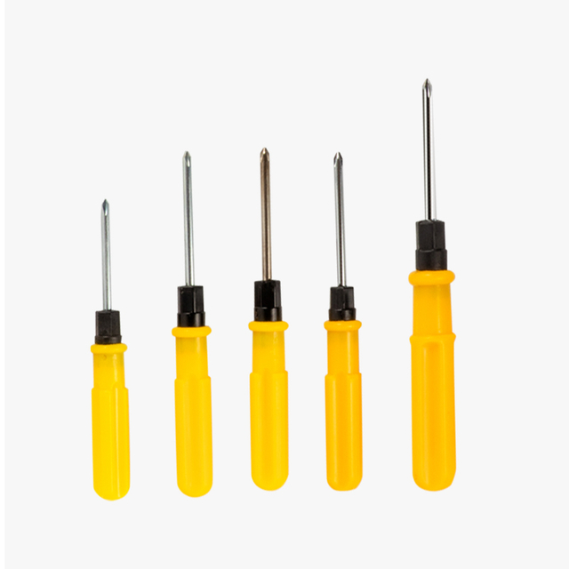 Portable Yellow Handle Multi Function Screwdriver Product Image