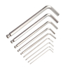 Nickel plated extra long ball end Allen wrench made from carbon steel for deep installation work