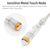 Slim transparent voltage test screwdriver model 1703 with 16mm handle and 40Cr probe