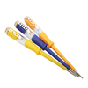 Compact neon circuit tester screwdriver with transparent AS insulated handle and 40Cr steel tip