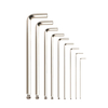 Extra Long Industrial Nickel Plated Ball End Hex Key Set Product Image