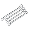 Double box end wrench with chrome plated forged steel body for professional repair tools