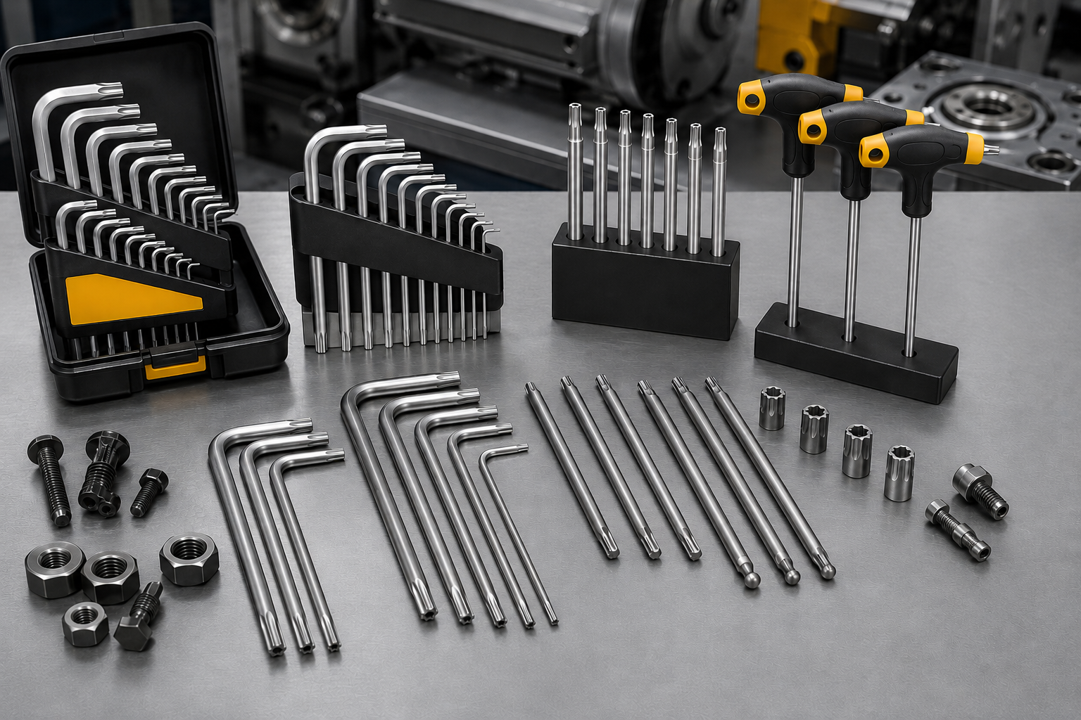 Torx Key Wrench Set for Industrial Equipment Repair