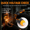 Heavy duty dual head voltage tester screwdriver model 8077 with PP TPR handle and 40Cr steel rod