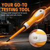 Model 8076 ergonomic dual head voltage tester screwdriver with PP TPR handle and 40Cr steel rod